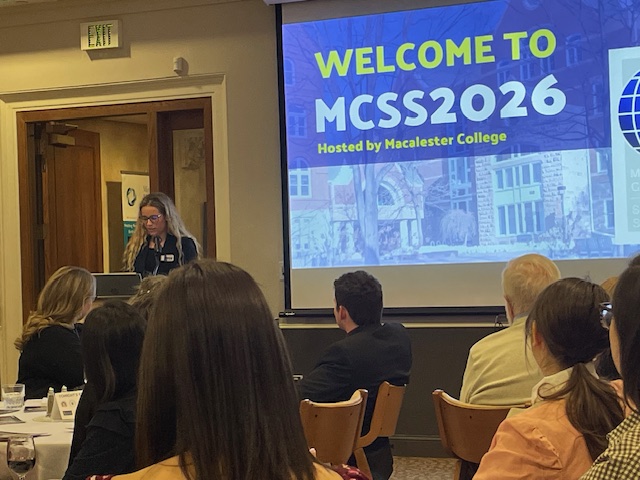 MCSS board member Caitlin Ruhl Minnesota Council for the Social Studies conference social