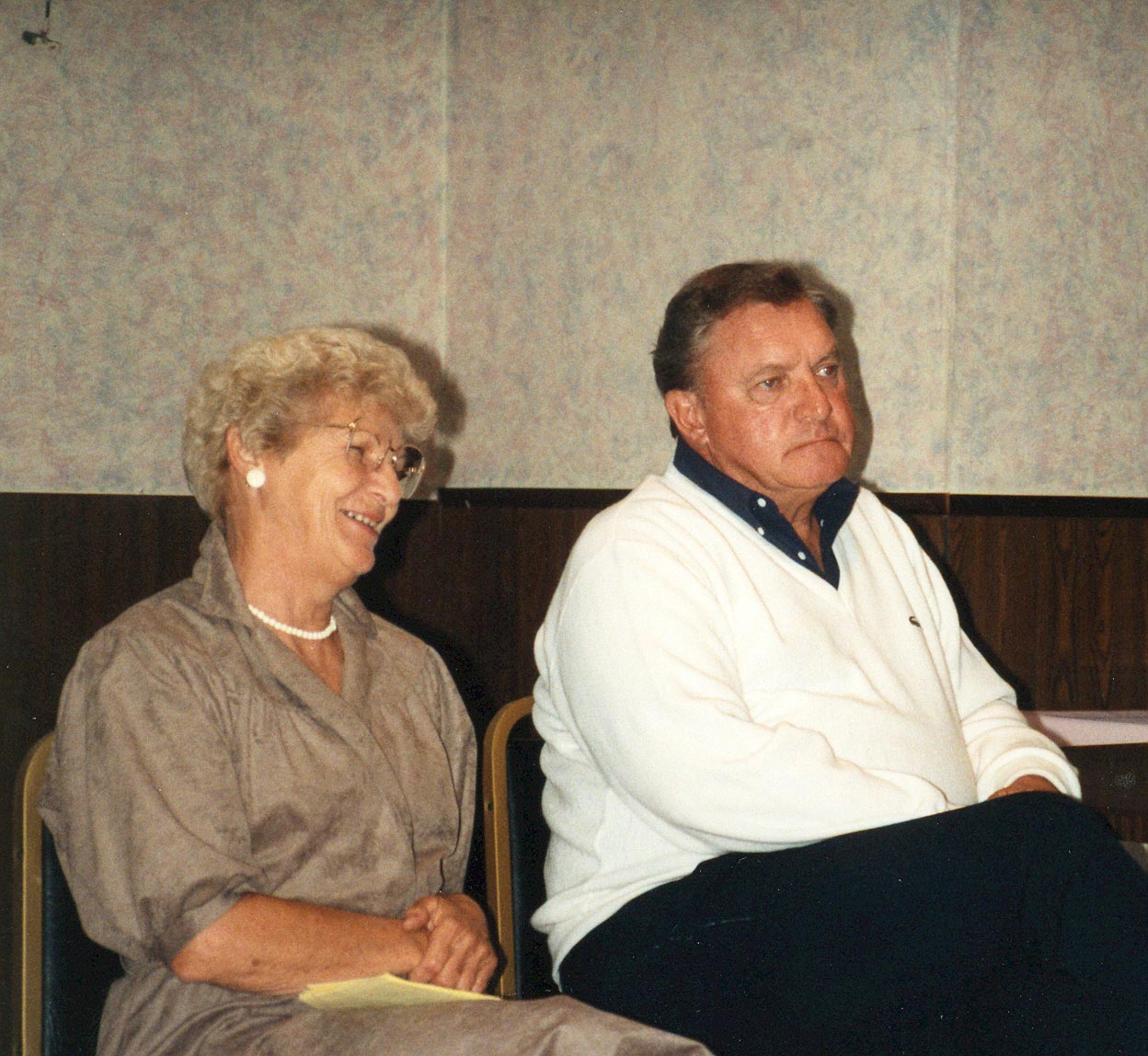 Nancy Mudge Cato and John Blanchard