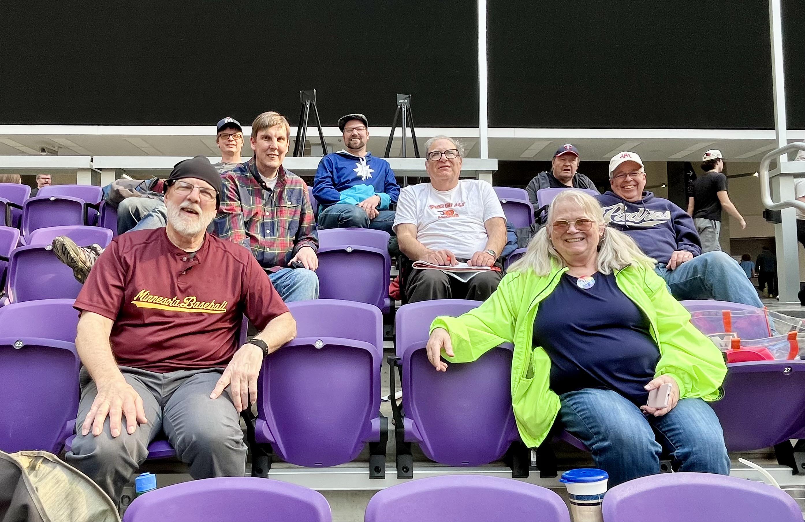 Halsey Hall Chapter members at Minnesota-Purdue game